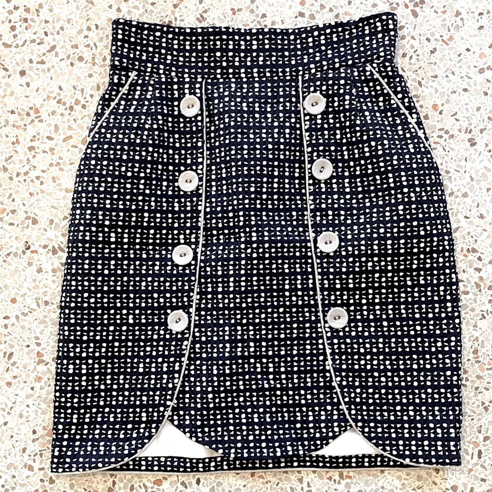 Cynthia Steffe Button Tulip Skirt